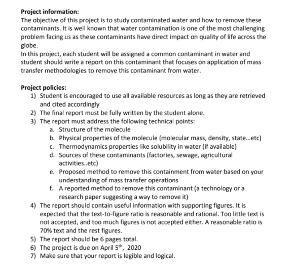 project information