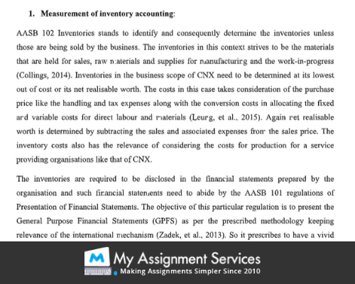 Accounting essay sample