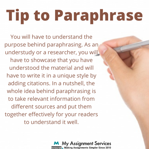 paraphrasing tips