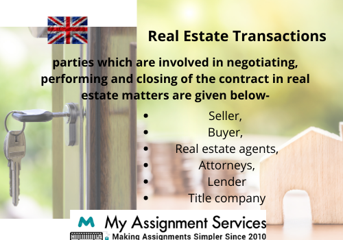 Real Estate Transactions assignment help
