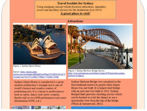 Travel Booklet For Sydney
