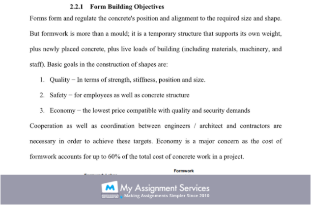 Form Building Objectives