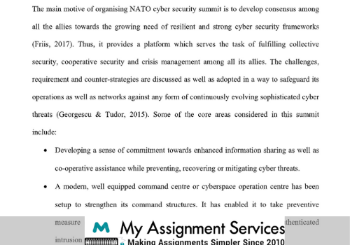 Main motive of NATO Cybersecurity