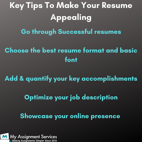 Key Tips for Making Your Resume Appealing
