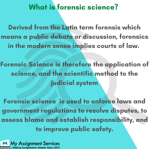 forensic science homework help