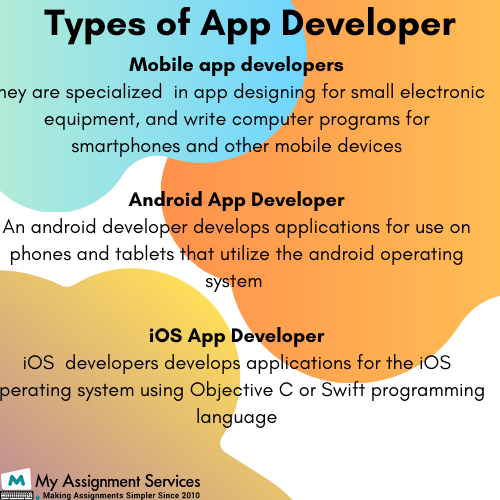 Type of Application Developers