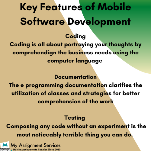 Key features of Mobile Device Software Development
