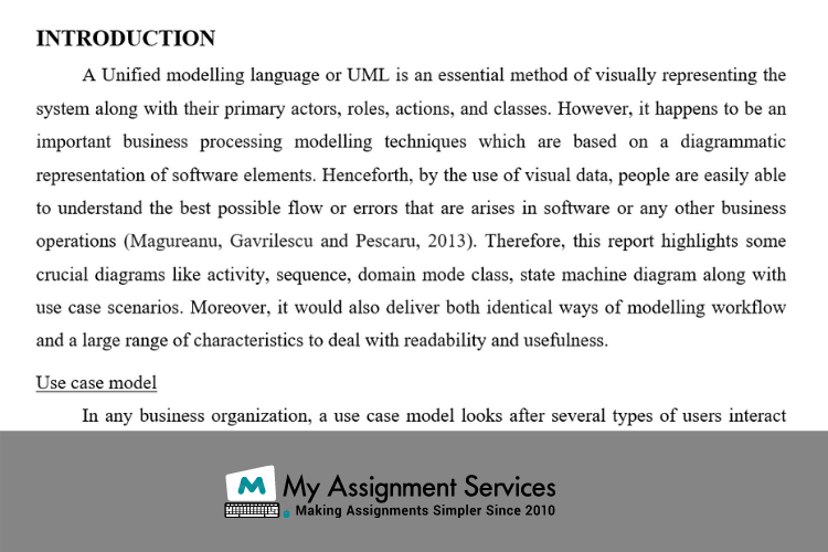 UML assignment help online