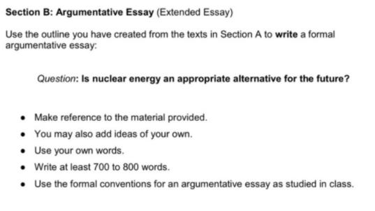 argumentative essay - nuclear energy an appropriate alternative for future