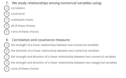 Numerical variables using